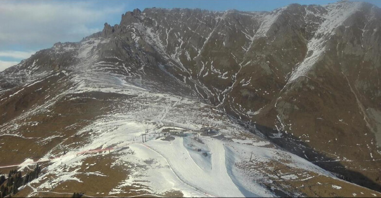 Webcam Pampeago  - Predazzo -  Obereggen - Mountain hut Passo Feudo