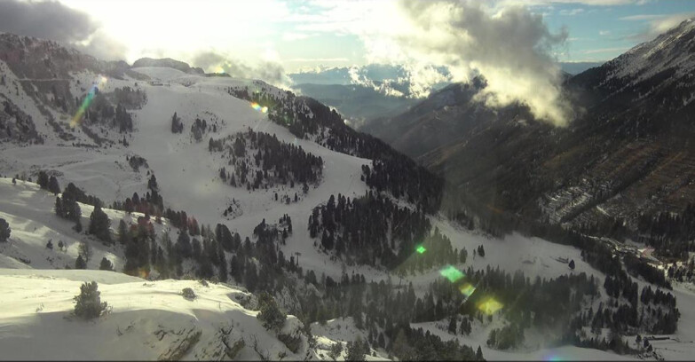 Webcam Пампеаго - Предаццо - Оберегген	 - Pista Agnello