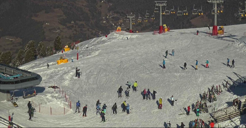 Webcam Alpe-Cermis - Seggiovia e pista Lagorai