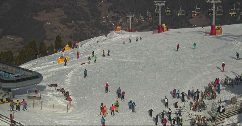 Webcam Alpe-Cermis - Seggiovia e pista Lagorai