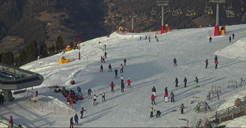 Webcam Alpe-Cermis - Seggiovia e pista Lagorai