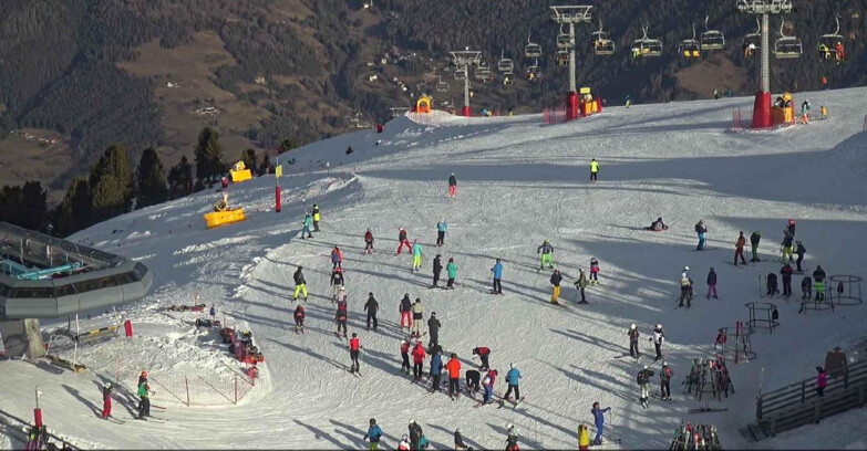 Webcam Alpe Cermis - Sesselbahn und Piste Lagorai