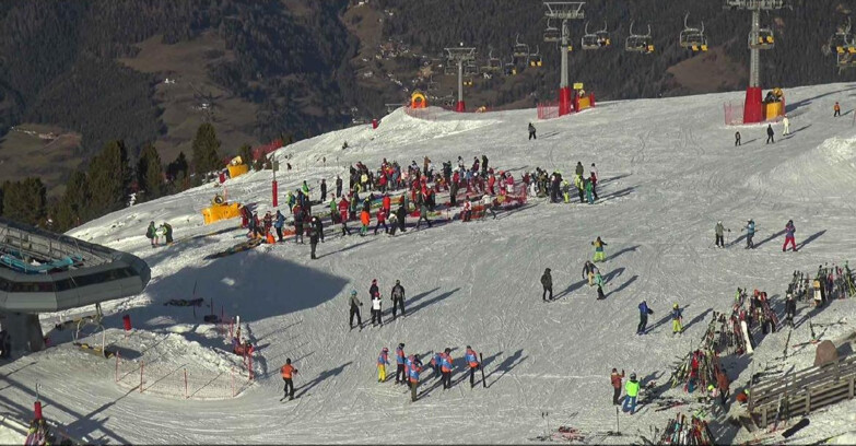Webcam Alpe Cermis - Sesselbahn und Piste Lagorai