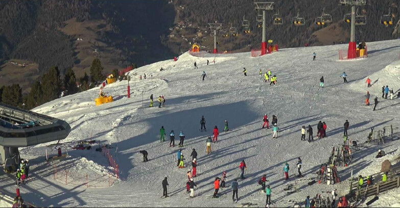Webcam Alpe Cermis - Sesselbahn und Piste Lagorai