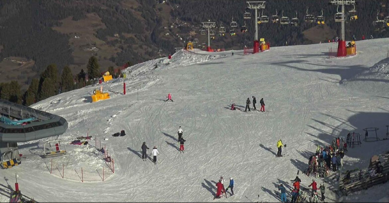 Webcam Alpe Cermis  - Chairlift and slope Lagorai