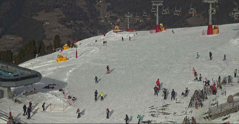 Webcam Alpe Cermis  - Chairlift and slope Lagorai