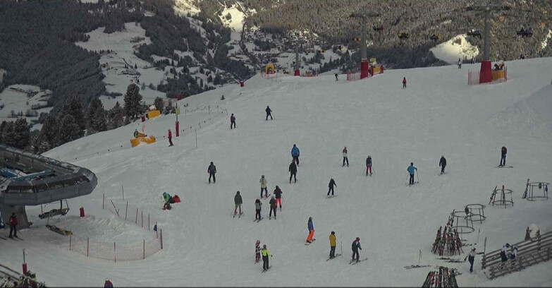 Webcam Alpe Cermis - Sesselbahn und Piste Lagorai