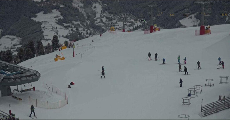 Webcam Alpe Cermis - Sesselbahn und Piste Lagorai