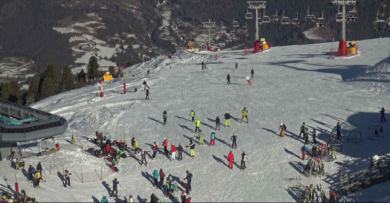 Webcam Alpe Cermis  - Chairlift and slope Lagorai