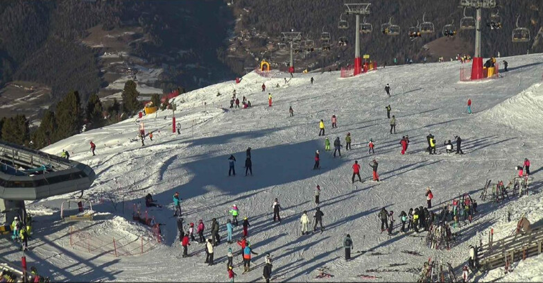 Webcam Alpe Cermis  - Chairlift and slope Lagorai
