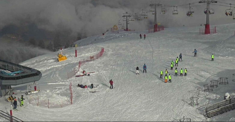 Webcam Alpe Cermis  - Chairlift and slope Lagorai