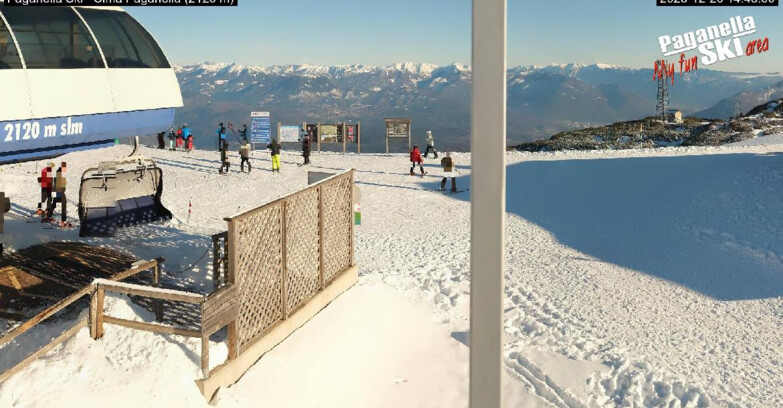 Webcam Paganella Ski – Andalo – Fai della Paganella - Cima Paganella
