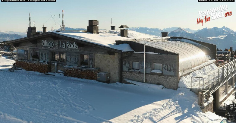 Webcam Paganella Ski – Andalo – Fai della Paganella - Rifugio La Roda