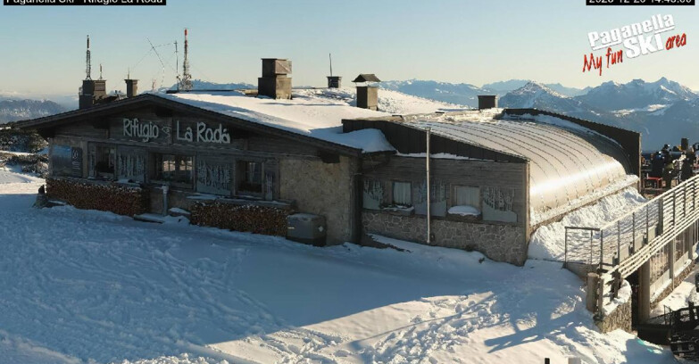 Webcam Paganella Ski – Andalo – Fai della Paganella - Rifugio La Roda