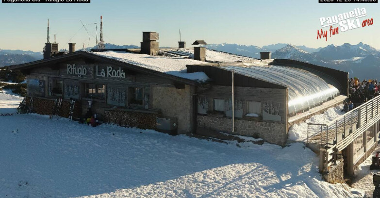 Webcam Paganella Ski – Andalo – Fai della Paganella - Rifugio La Roda