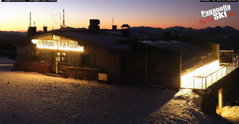 Webcam Paganella Ski – Andalo – Fai della Paganella - Rifugio La Roda