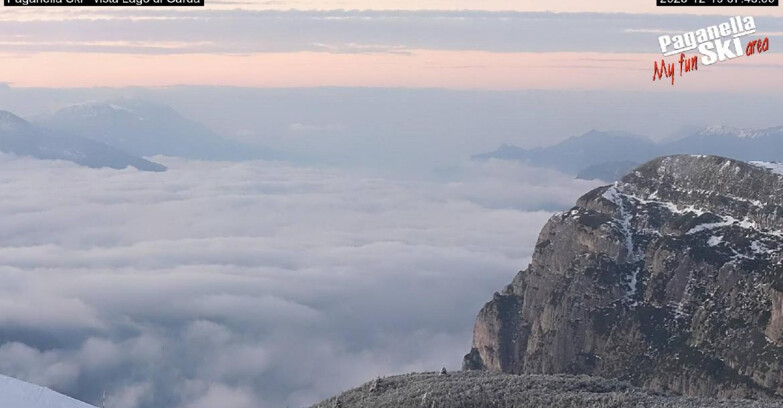 Webcam Paganella Ski – Andalo – Fai della Paganella - Vista Lago di Garda 