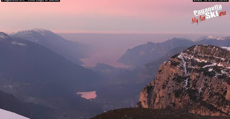 Webcam Paganella Ski – Andalo – Fai della Paganella - Vista Lago di Garda 