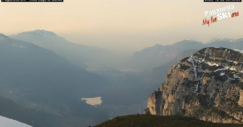 Webcam Paganella Ski – Andalo – Fai della Paganella - Vista Lago di Garda