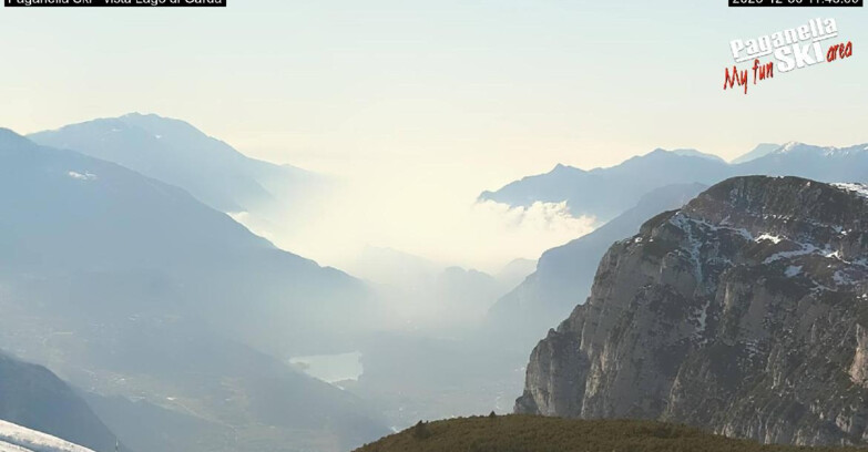 Webcam Paganella Ski -Андало-Фаи-делла-Паганелла  - Vista Lago di Garda