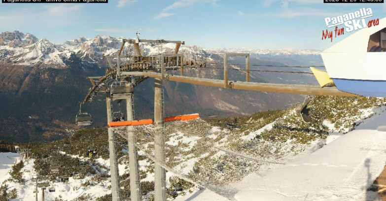 Webcam Paganella Ski – Andalo – Fai della Paganella - Arrivo Telecabina Doss Pelà