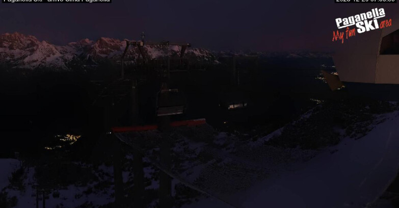 Webcam Paganella Ski – Andalo – Fai della Paganella - Arrivo Telecabina Doss Pelà