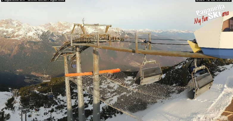 Webcam Paganella Ski – Andalo – Fai della Paganella - Arrivo Telecabina Doss Pelà