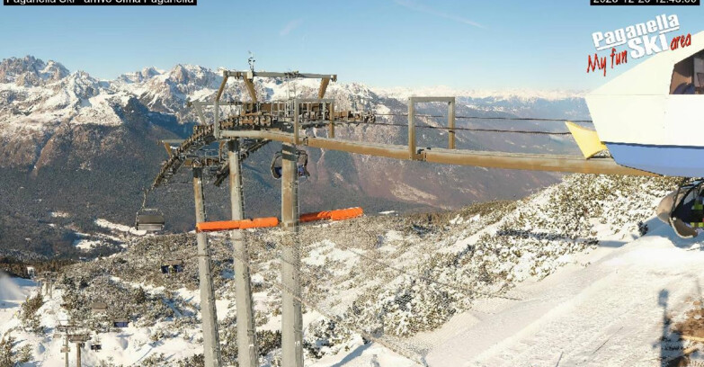 Webcam Paganella Ski – Andalo – Fai della Paganella - Arrivo Telecabina Doss Pelà