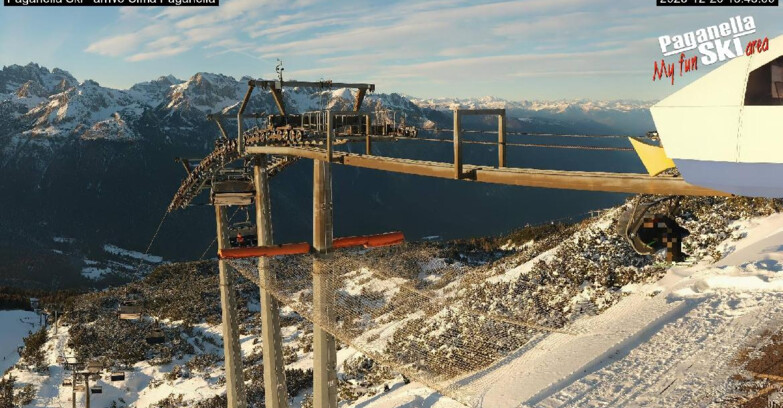 Webcam Paganella Ski – Andalo – Fai della Paganella - Arrivo Telecabina Doss Pelà
