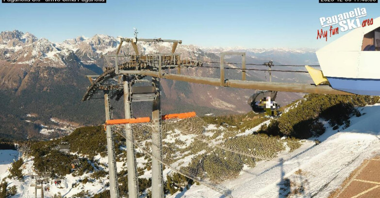 Webcam Paganella Ski – Andalo – Fai della Paganella - Cableway Doss Pelà