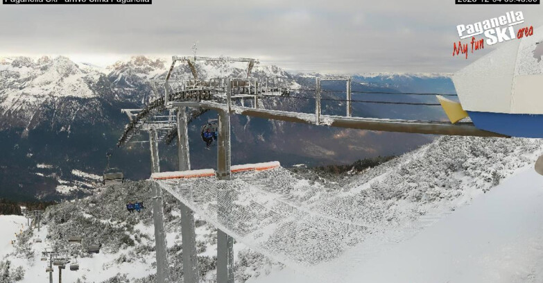 Webcam Paganella Ski – Andalo – Fai della Paganella - Cableway Doss Pelà