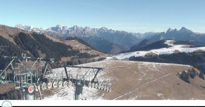 Webcam Passo Brocon-Marande - Panorama vs. Paradiso