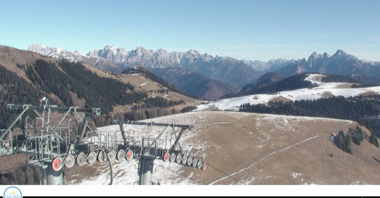 Webcam Passo Brocon-Marande - Panorama vs. Paradiso