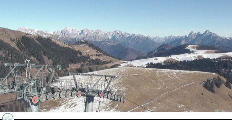 Webcam Passo Brocon-Marande - Panorama vs. Paradiso