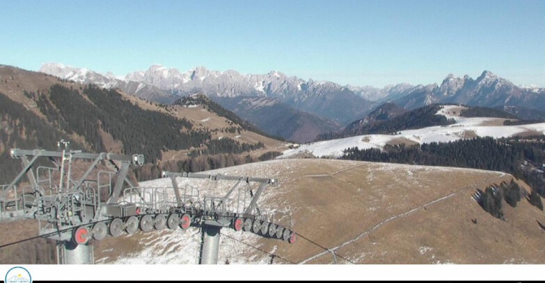 Webcam Passo Brocon-Marande - Panorama vs. Paradiso