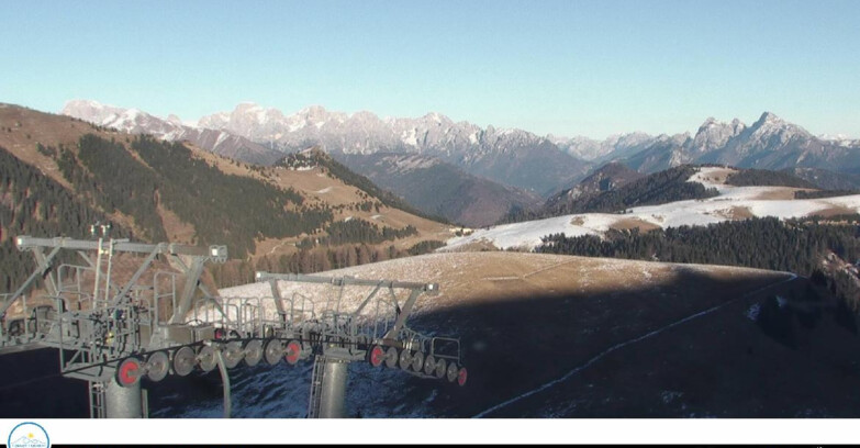 Webcam Passo Brocon-Marande - Panorama vs. Paradiso