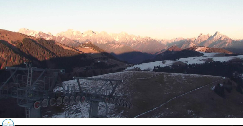 Webcam Passo Brocon-Marande - Panorama vs. Paradiso