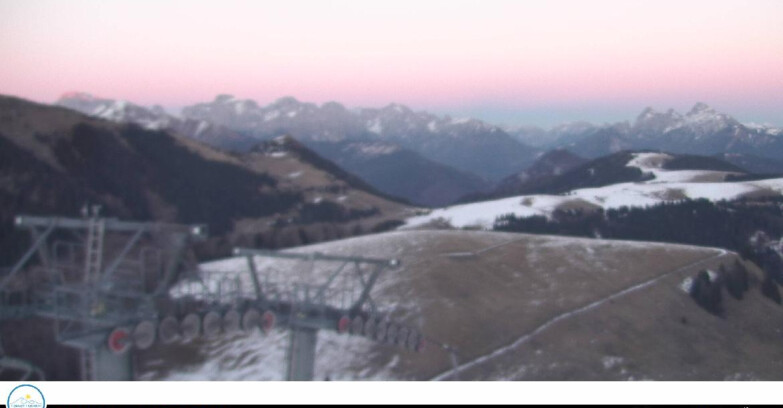 Webcam Passo Brocon-Marande - Panorama vs. Paradiso