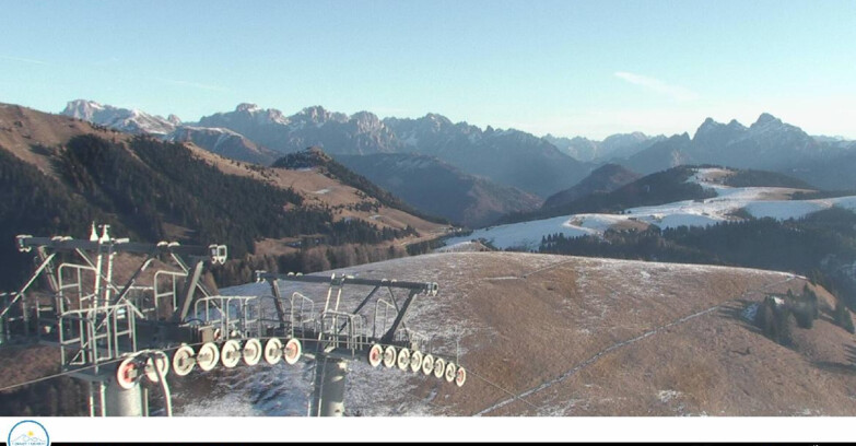 Webcam Passo Brocon-Marande - Panorama vs. Paradiso