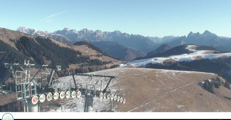 Webcam Passo Brocon-Marande - Panorama vs. Paradiso
