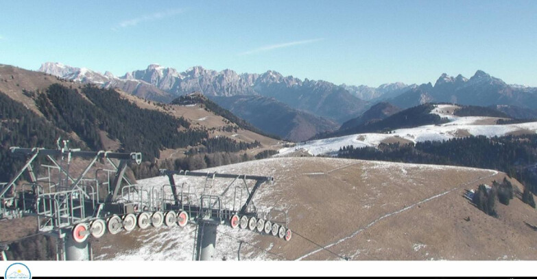 Webcam Passo Brocon-Marande - Panorama vs. Paradiso