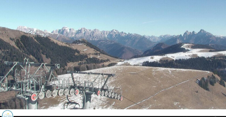 Webcam Passo Brocon-Marande - Panorama vs. Paradiso