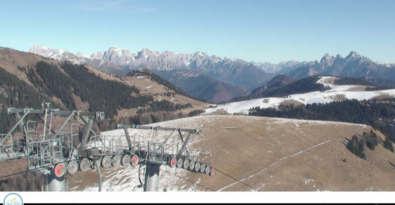 Webcam Passo Brocon-Marande - Panorama vs. Paradiso