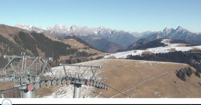 Webcam Passo Brocon-Marande - Panorama vs. Paradiso
