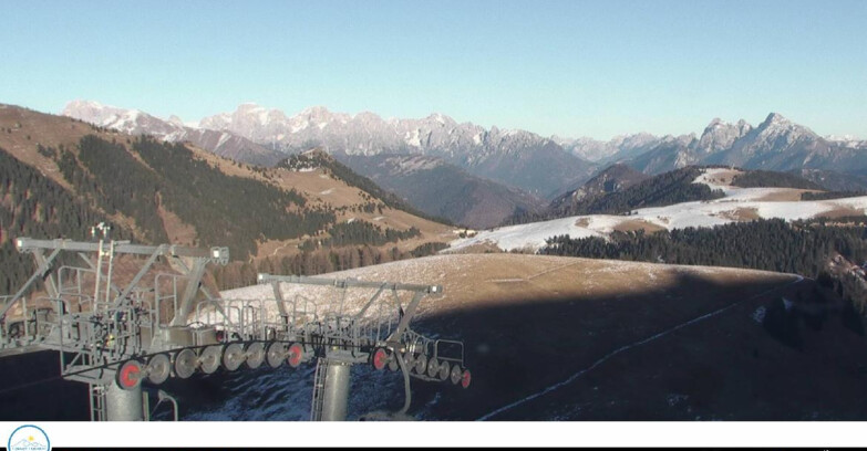 Webcam Passo Brocon-Marande - Panorama vs. Paradiso