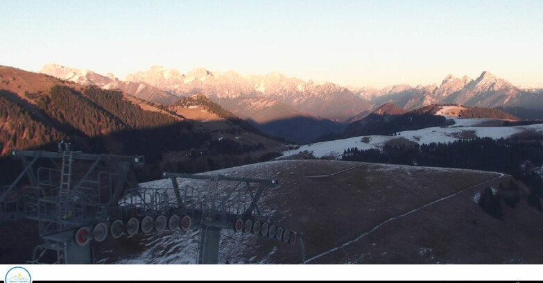 Webcam Passo Brocon-Marande - Panorama vs. Paradiso