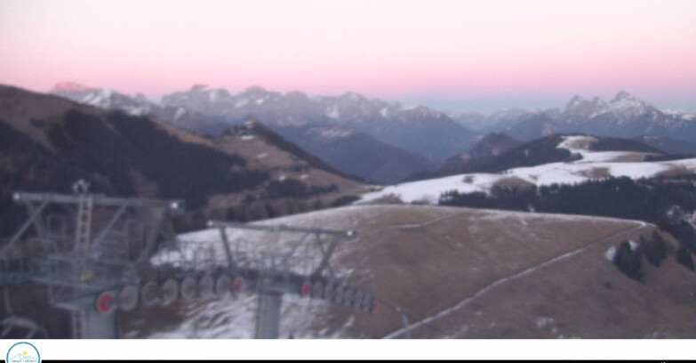 Webcam Passo Brocon-Marande - Panorama vs. Paradiso