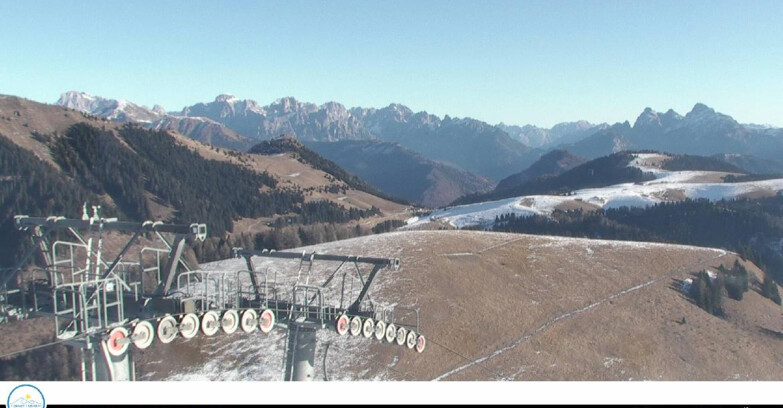 Webcam Passo Brocon-Marande - Panorama vs. Paradiso