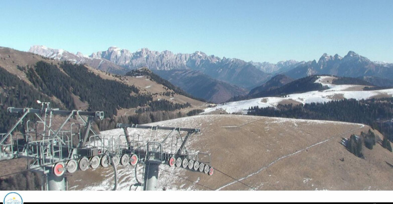 Webcam Passo Brocon-Marande - Panorama vs. Paradiso
