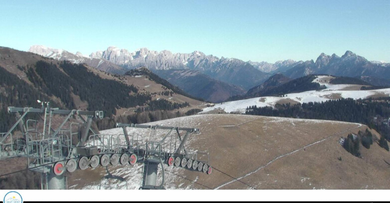 Webcam Passo Brocon-Marande - Panorama vs. Paradiso